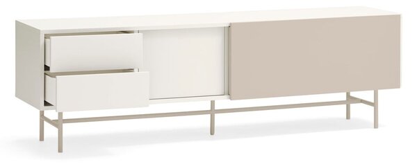 Tavolo TV beige/crema 180x56 cm Nube - Teulat