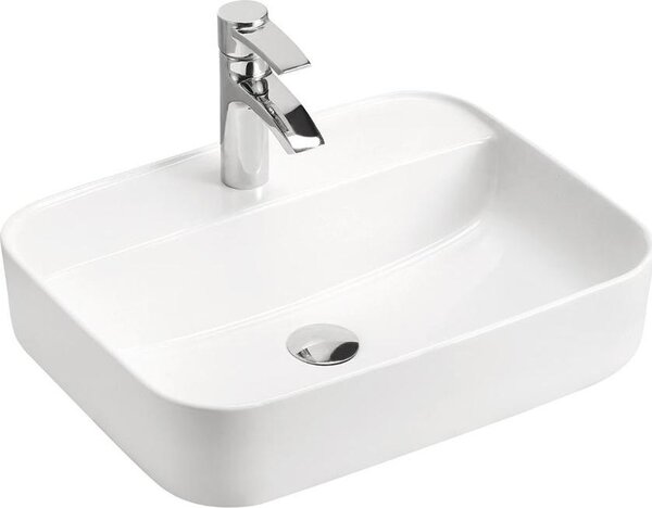Lavabo da appoggio MAGIC 2 50 cm, bianco
