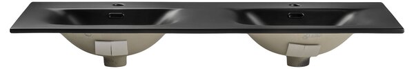 Lavabo per mobili SKY 1 nero opaco 120D di Comad