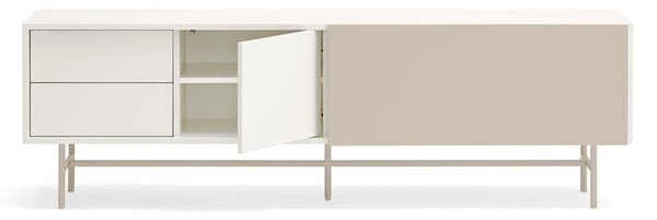 Tavolo TV beige/crema 180x56 cm Nube - Teulat