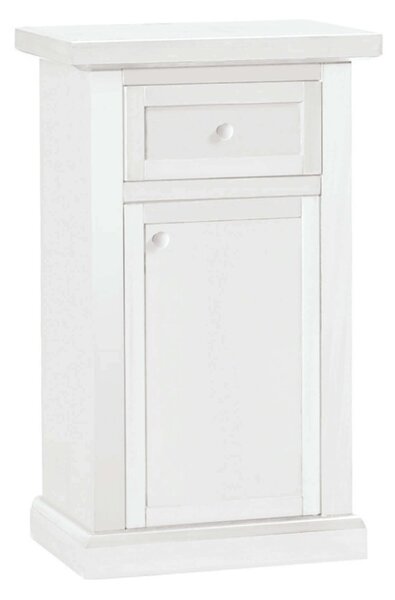 KALEB - mobile portatelefono in legno massello cm 46 x 31 x 76 h