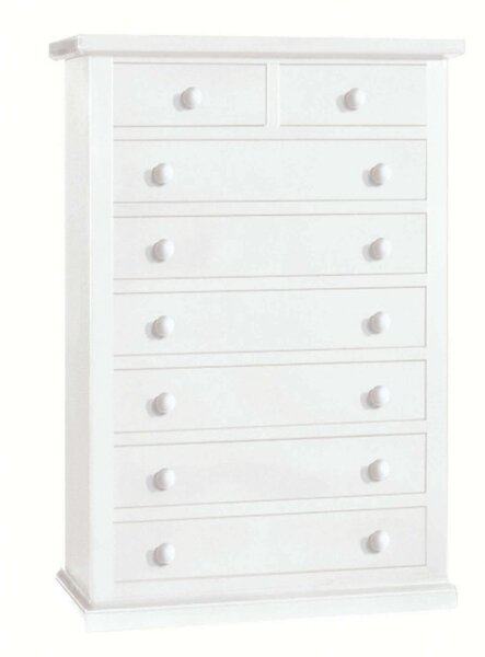 KELLEY - cassettiera in legno massello cm 87 x 45 x 127 h