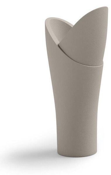 Vaso a colonna per piante Fiorite a cascata ASSIA Dimensioni 40x31x h 85 cm - Peso 5,21 Stile vivace e moderno colore Ambra