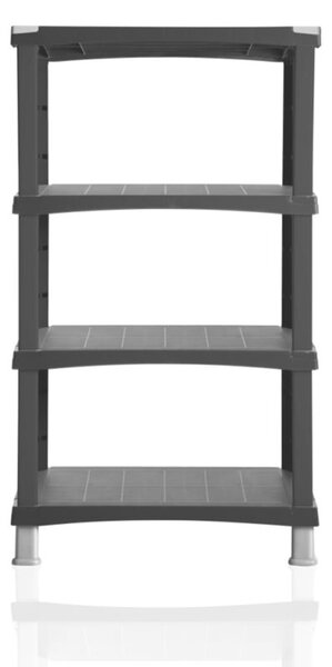 Bama Futuro Opbergsysteem 4 Planken 80x40x137 cm Zwart