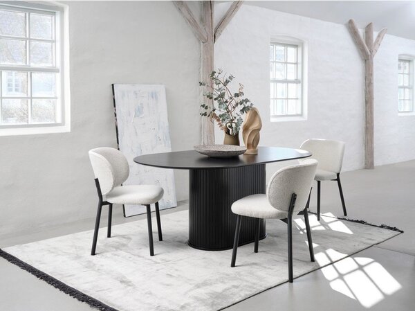 Sedie da pranzo bianche in un set di 2 Swan - Unique Furniture