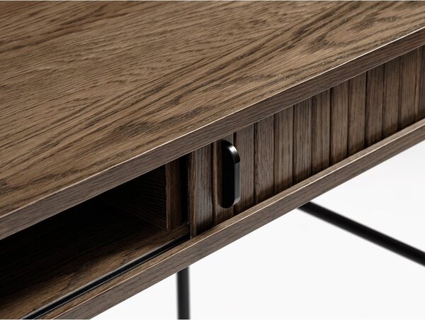 Tavolo da lavoro in rovere 60x120 cm Nola - Unique Furniture