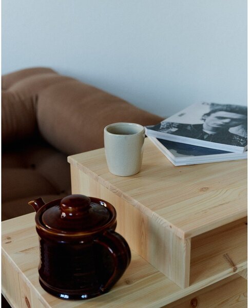 Tavolino in legno di pino in colore naturale Hako - Karup Design