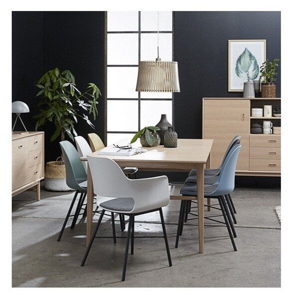 Sedia da pranzo bianca Whistler - Unique Furniture