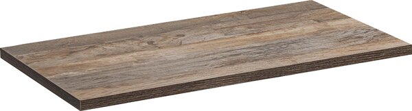 Piano Bagno 100 Cm Rovere Santa Fe Vintage Per Mobili Sottolavabo