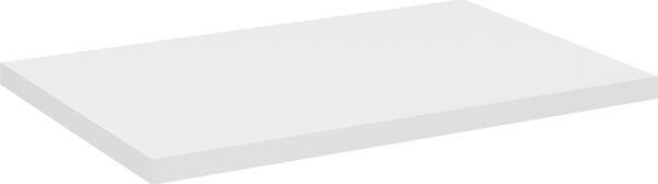 Piano Bagno Bianco 60 Cm – Mdf Rivestito Con Pellicola In Pvc Per Lavabo Da Appoggio