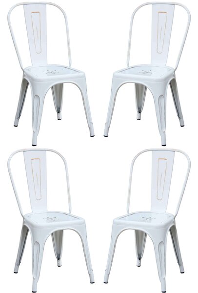 AGATHA - sedia industrial set da 4