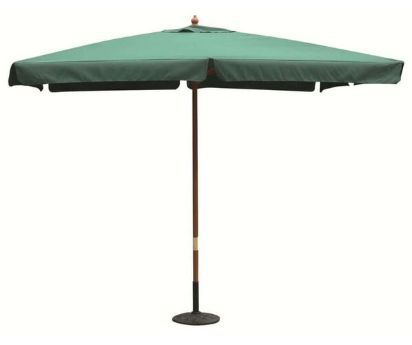 DOMINUS - ombrellone da giardino palo centrale in legno 2 x 3 m