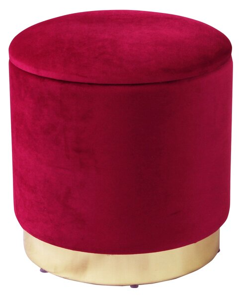 LARA - pouf rotondo in velluto