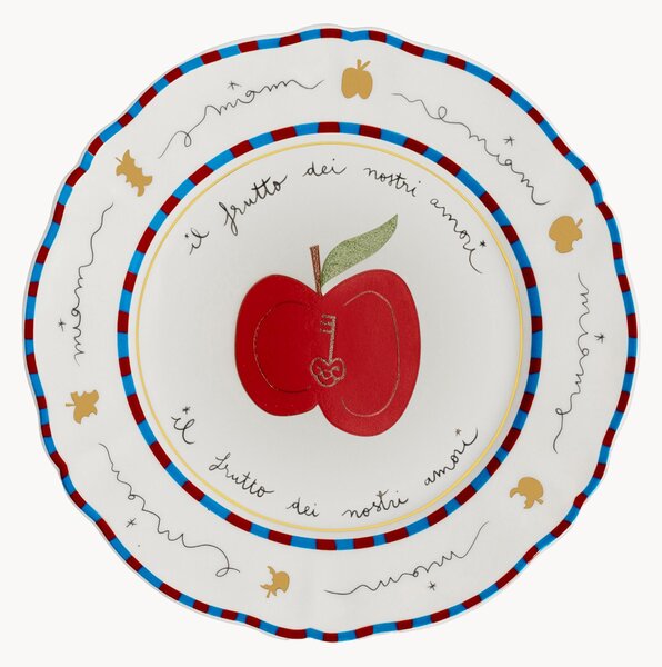 Piatto da colazione in porcellana fatto a mano Frutto Della Passione