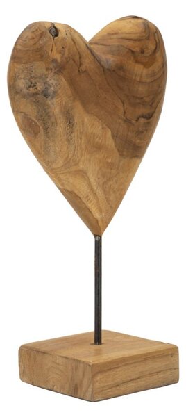 Scultura Dobu 20x12x37 cm in Teak Riciclato