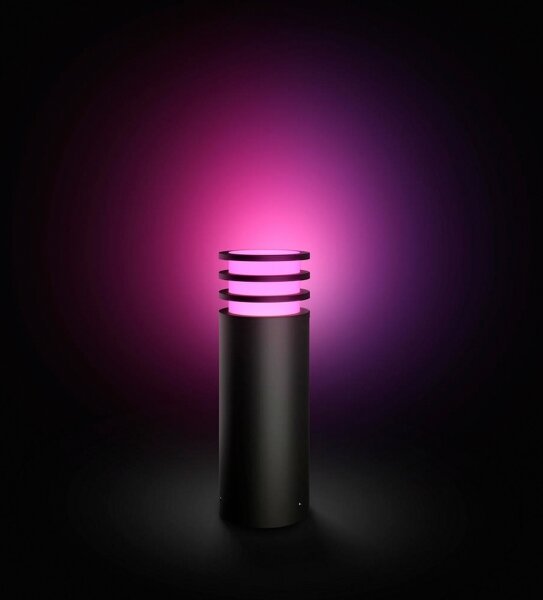 Philips - Lampada da esterno LED RGB dimmerabile Hue LUCCA 1xE27/8,1W/230V IP44