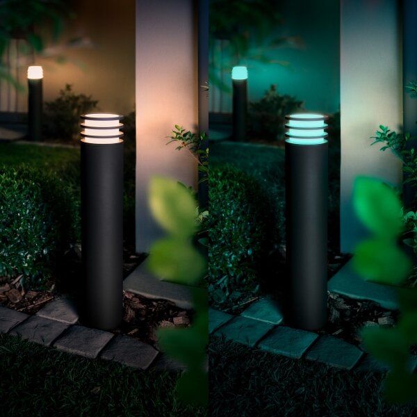 Philips - Lampada da esterno dimmerabile LED RGB Hue LUCCA 1xE27/8,1W/230V IP44