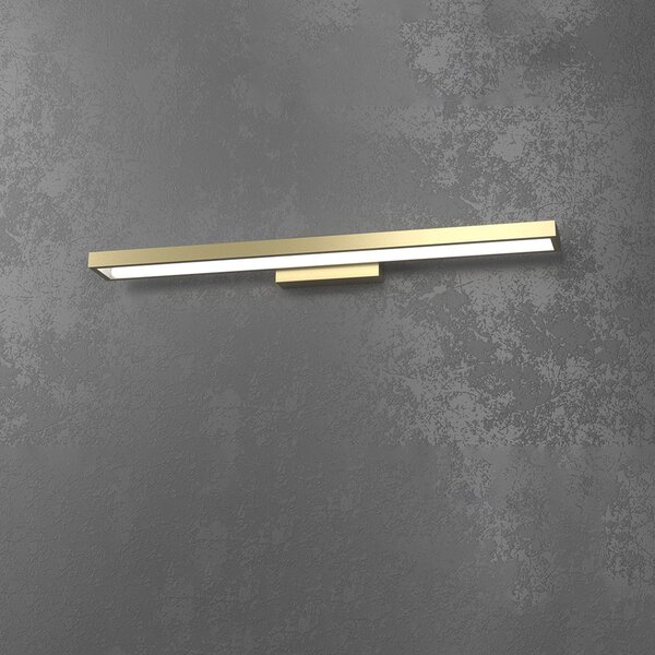 Applique Moderna Four Squares Alluminio Oro Led 40W
