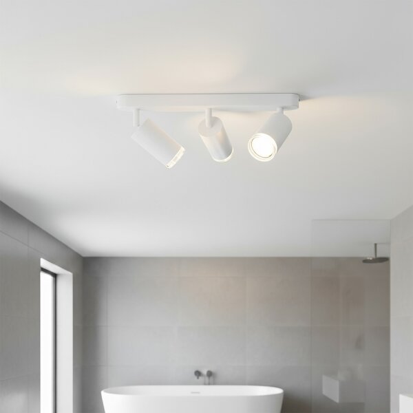 Brilagi - Luce Spot da bagno SELE 3xGU10/30W/230V IP44 bianco