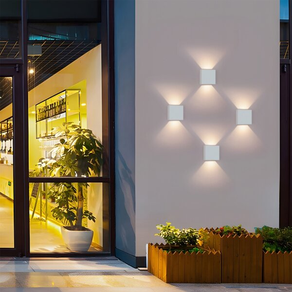 Brilagi - Applique da esterno a LED DOUBLERAY LED/6W/230V bianca IP54