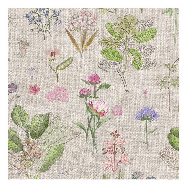 Federa di lino 50x50 cm Botany - Linen Tales