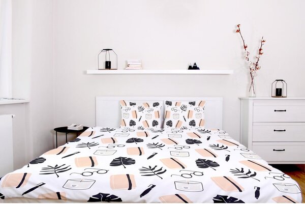 Biancheria da letto in cotone sateen , 135 x 200 cm Hygge Moment - Butter Kings