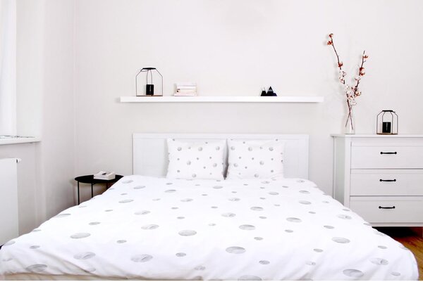 Biancheria da letto in cotone sateen , 135 x 200 cm Watercolour Spots - Butter Kings