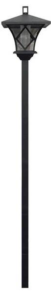 Lampada solare LED 3in1 3V LED/1,2V 200mAh IP44 nera