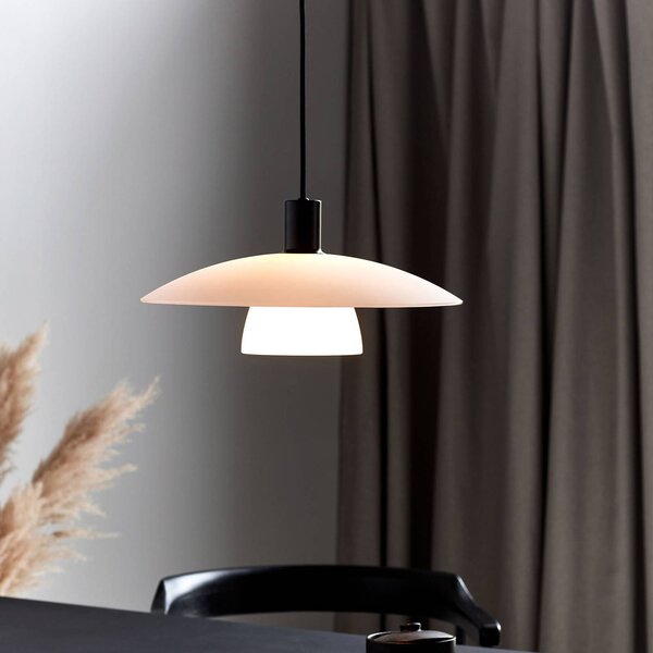Nordlux Lampada a sospensione in vetro Verona, dimmerabile, Bianco / Opale, Soggiorno / Sala da pranzo, Vetro, Moderno, Lampada a sospensione