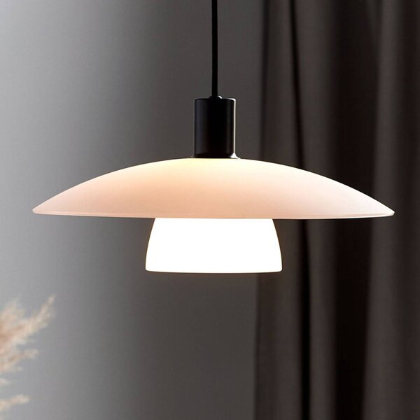 Nordlux Lampada a sospensione in vetro Verona, dimmerabile, Bianco / Opale, Soggiorno / Sala da pranzo, Vetro, Moderno, Lampada a sospensione