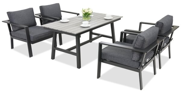 Mobili da giardino in alluminio Sydney Premium 4 Garden Point antracite
