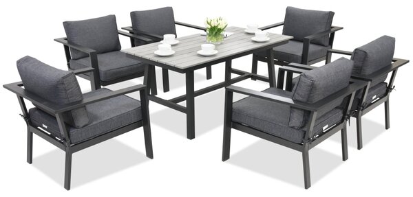 Mobili da giardino in alluminio Sydney Premium 6 Garden Point antracite