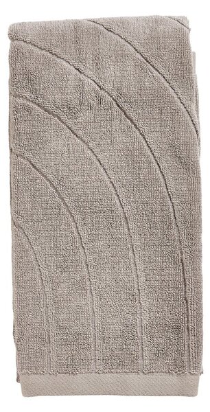 Asciugamano grigio in spugna di cotone 50x100 cm Time - Zone