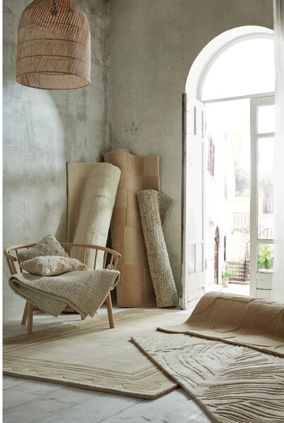 Tappeto in lana beige 160x230 cm Rue - Flair Rugs