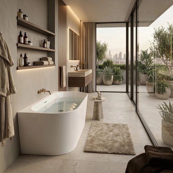 Vasca Bagno A Parete CAPRI 170cm