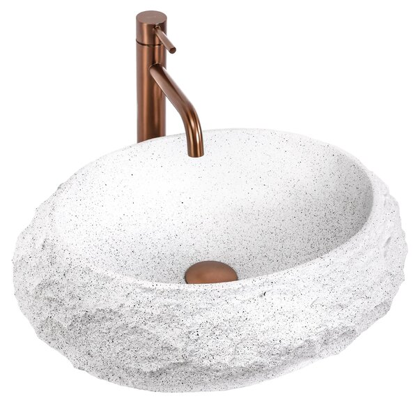 Lavabo da appoggio Rea Mika Cloudy