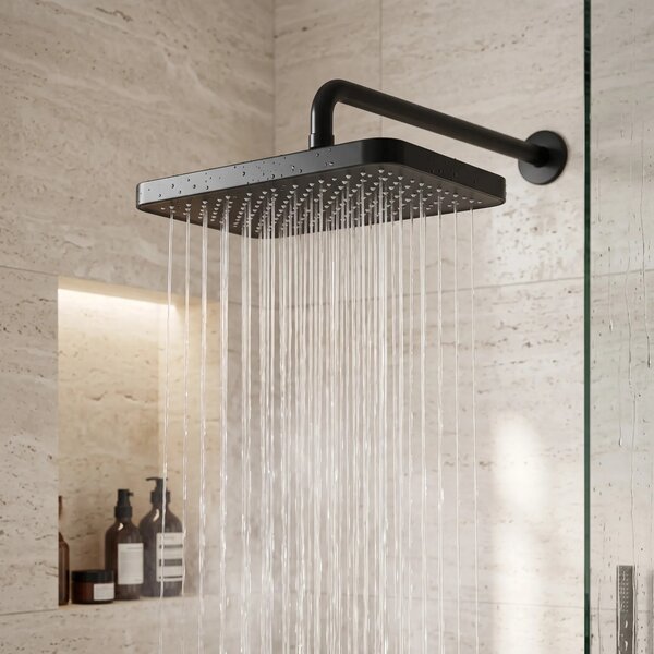 Soffione doccia rettangolare REA JS-032 Black