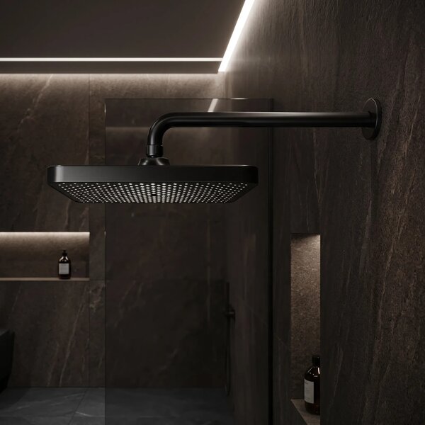 Soffione doccia rettangolare REA JS-032 Black