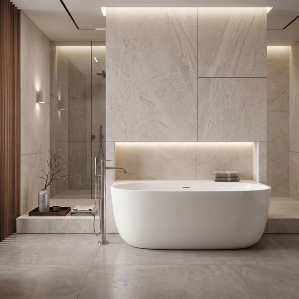 Vasca Bagno A Parete Rea Eris 160cm