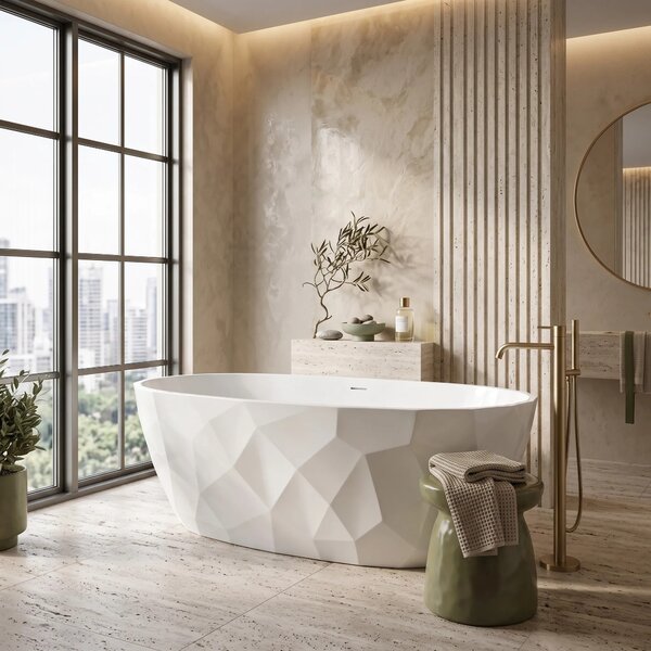 Vasca bagno da terra Rea Celia 170