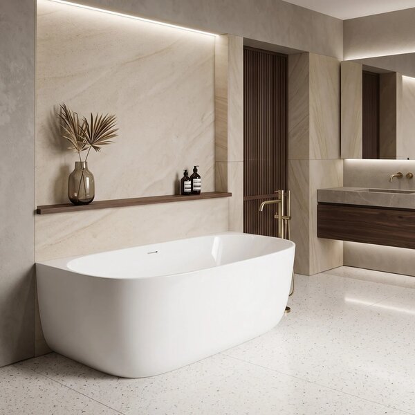 Vasca Bagno A Parete Rea Eris 170cm