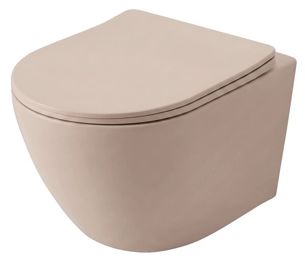Vaso WC sospeso REA Carlo Mini Tornado Mocca Matt