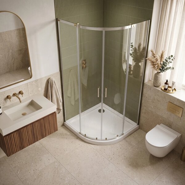 Piatto doccia Rea Look White 80x80