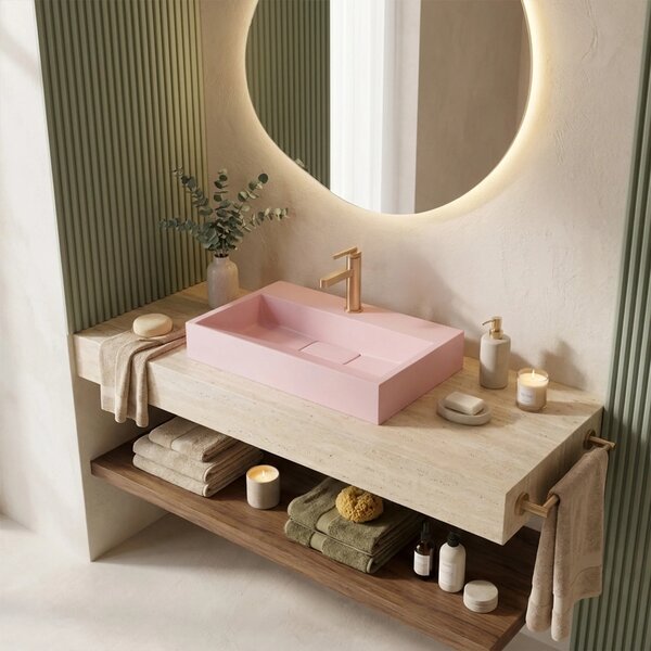 Lavabo in conglomerato GOYA PINK 60CM
