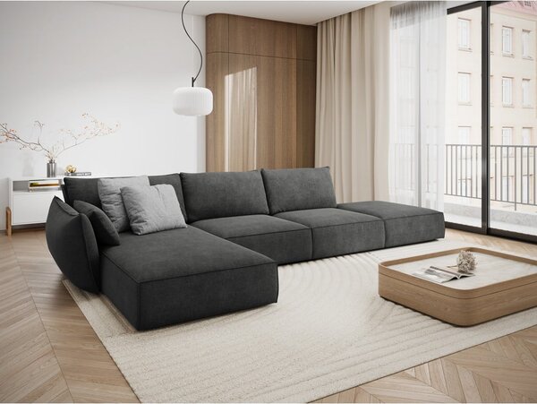Divano angolare grigio (angolo sinistro) Vanda - Mazzini Sofas