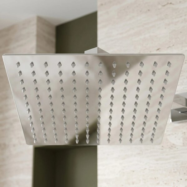 Soffione doccia quadrato REA JS-P015 30cm Chrome