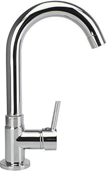 Rubinetto dell'acqua fredda per lavabo - Sgocciolatoio orientabile per bagno degli ospiti o tenda