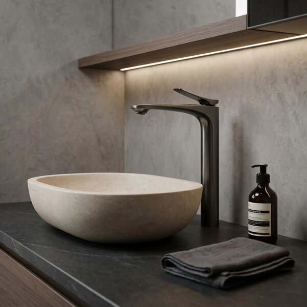 Rubinetto da lavabo PREMIUM Rea Vision Tytan High