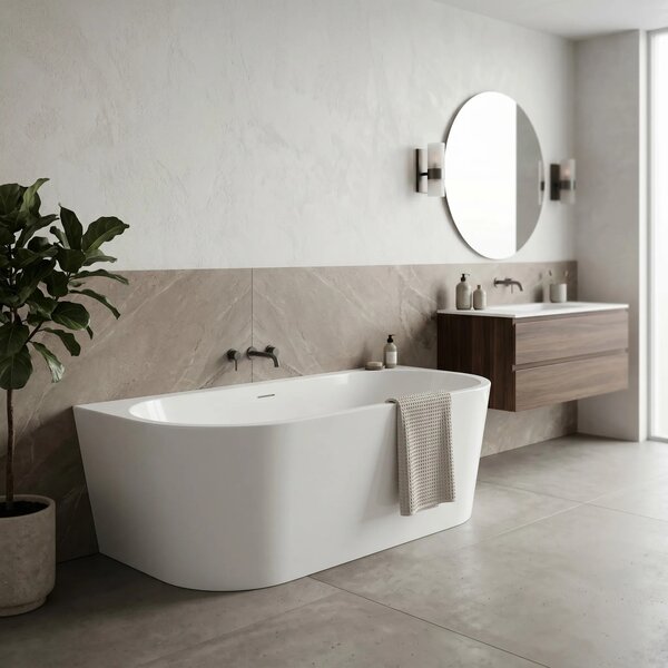 Vasca Bagno A Parete Rea Capri 180cm