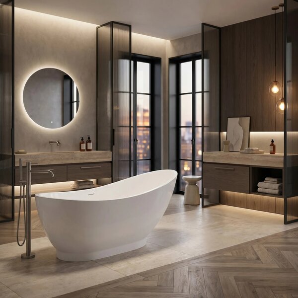Vasca da bagno freestanding Rea Sorento 180